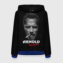 Толстовка-худи женская Arnold forever, цвет: 3D-синий