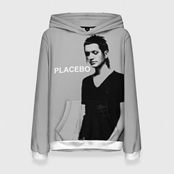 Толстовка-худи женская Placebo, цвет: 3D-белый