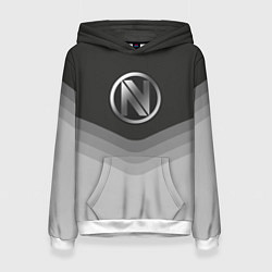 Толстовка-худи женская EnVyUs Uniform, цвет: 3D-белый