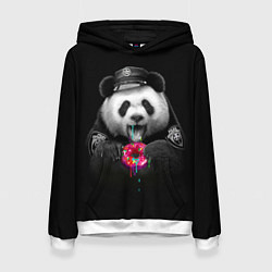Толстовка-худи женская Donut Panda, цвет: 3D-белый