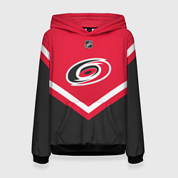 Толстовка-худи женская NHL: Carolina Hurricanes, цвет: 3D-черный