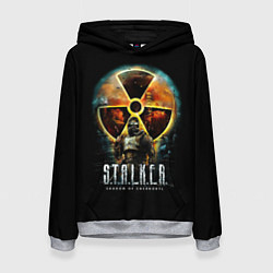Толстовка-худи женская STALKER: Shadow of Chernobyl, цвет: 3D-меланж