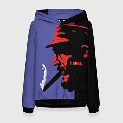 Толстовка-худи женская Fidel, цвет: 3D-черный
