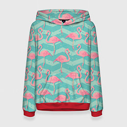 Женская толстовка Flamingo Pattern