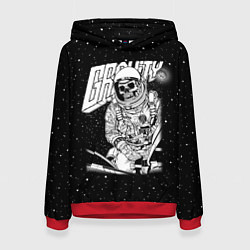 Толстовка-худи женская Gravity, цвет: 3D-красный