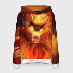 Женская толстовка Fire Wolf