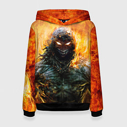 Женская толстовка Disturbed: Monster Flame