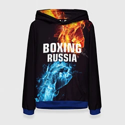 Женская толстовка Boxing Russia