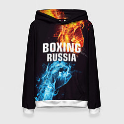 Женская толстовка Boxing Russia