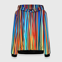 Женская толстовка Colored stripes