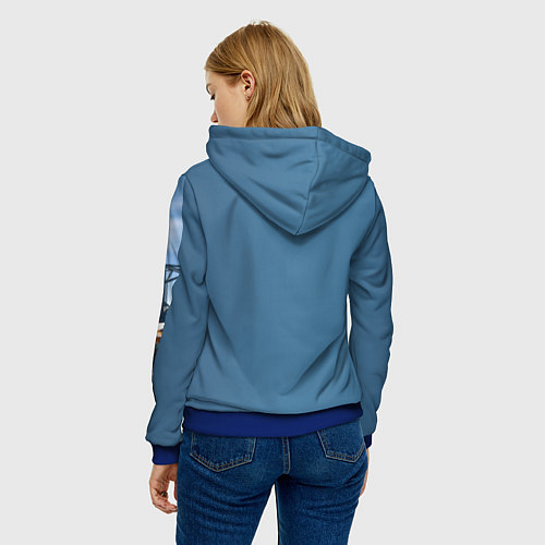 Женская толстовка PUBG Wars / 3D-Синий – фото 4