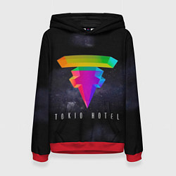 Толстовка-худи женская Tokio Hotel: New Symbol, цвет: 3D-красный