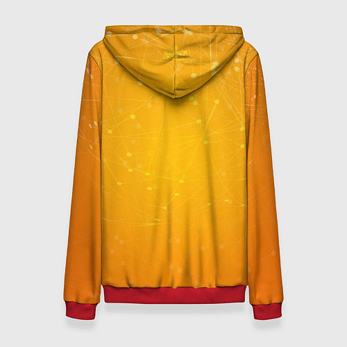 Женская толстовка Bitcoin Orange / 3D-Красный – фото 2