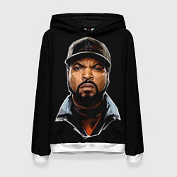 Толстовка-худи женская Ice Cube, цвет: 3D-белый