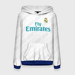 Толстовка-худи женская Real Madrid, цвет: 3D-синий