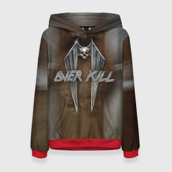 Женская толстовка Overkill: Metal Skull
