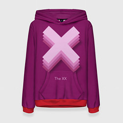 Толстовка-худи женская The XX: Purple, цвет: 3D-красный