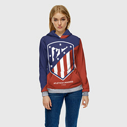Толстовка-худи женская Atletico Madrid FC 1903, цвет: 3D-меланж — фото 2