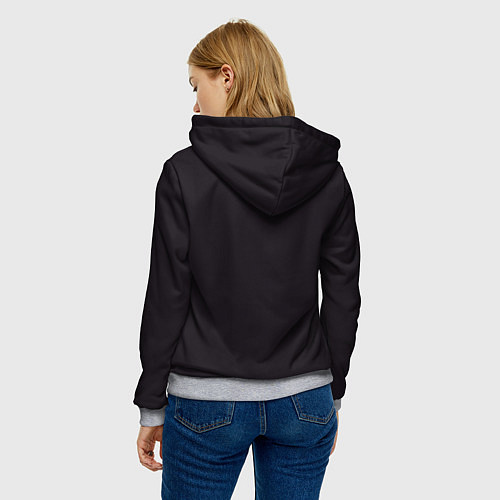 Женская толстовка HIM: Devil Soul / 3D-Меланж – фото 4