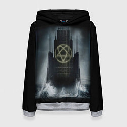 Толстовка-худи женская HIM: Devil Castle, цвет: 3D-меланж