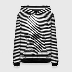 Женская толстовка Череп - оптическая иллюзия