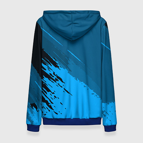 Женская толстовка FC Juventus: Blue Original / 3D-Синий – фото 2