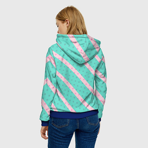 Женская толстовка Пошлая Молли / 3D-Синий – фото 4