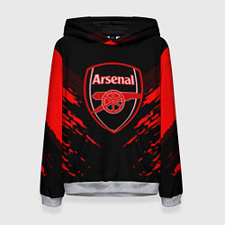Толстовка-худи женская Arsenal FC: Sport Fashion, цвет: 3D-меланж