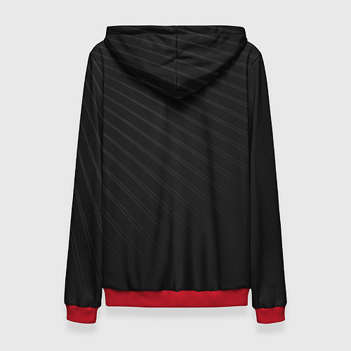 Женская толстовка Mercedes-Benz / 3D-Красный – фото 2