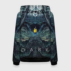 Толстовка-худи женская Dark, цвет: 3D-черный
