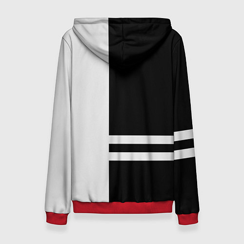 Женская толстовка Infiniti: B&W Lines / 3D-Красный – фото 2