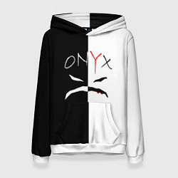 Толстовка-худи женская ONYX, цвет: 3D-белый