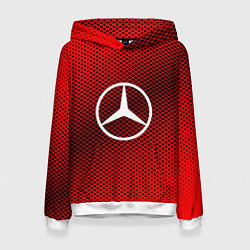 Женская толстовка Mercedes: Red Carbon