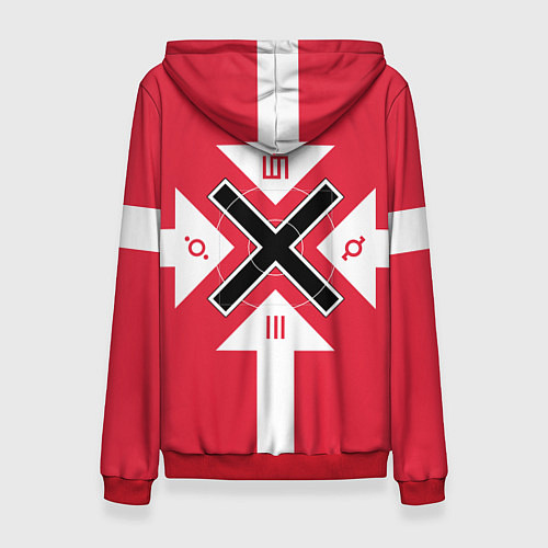 Женская толстовка 30 STM Symbols / 3D-Красный – фото 2