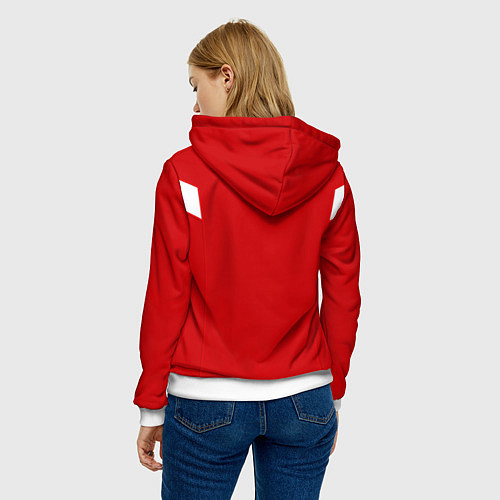 Женская толстовка Сборная России / 3D-Белый – фото 4