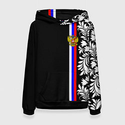 Женская толстовка Россия: цветочная коллекция