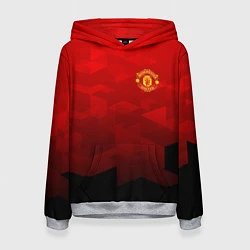 Женская толстовка FC Man UTD: Red Poly