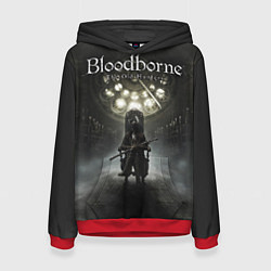 Толстовка-худи женская Bloodborne: Shrine, цвет: 3D-красный