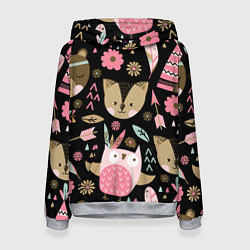 Женская толстовка Лесные друзья