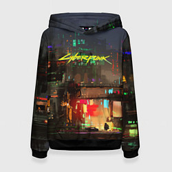 Женская толстовка Cyberpunk 2077: Night City