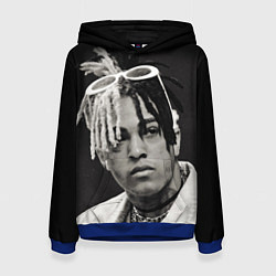 Толстовка-худи женская XXXTentacion, цвет: 3D-синий