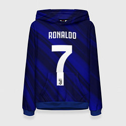 Толстовка-худи женская Ronaldo 7: Blue Sport, цвет: 3D-синий