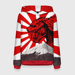 Женская толстовка Japanese Godzilla