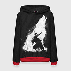 Женская толстовка Dark Souls: Howling Wolf