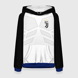 Толстовка-худи женская JUVENTUS SPORT, цвет: 3D-синий