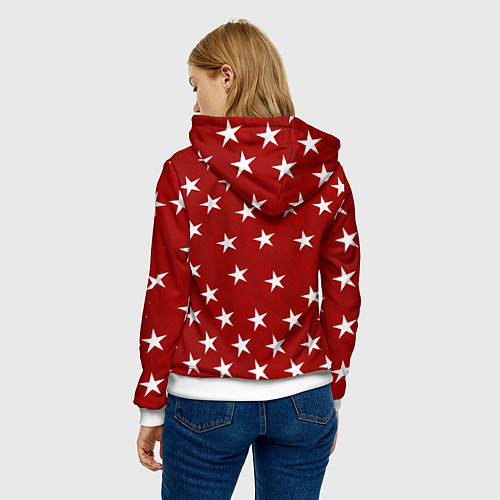 Женская толстовка Far Cry 5: Red Cult / 3D-Белый – фото 4