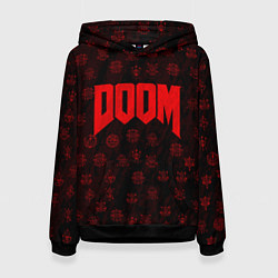 Женская толстовка DOOM: Hellish signs