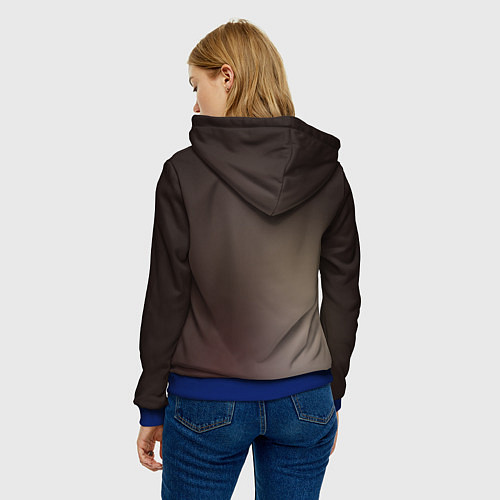 Женская толстовка Angels of Death / 3D-Синий – фото 4