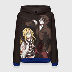 Толстовка-худи женская Angels of Death, цвет: 3D-синий