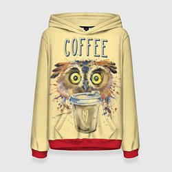 Женская толстовка Owls like coffee
